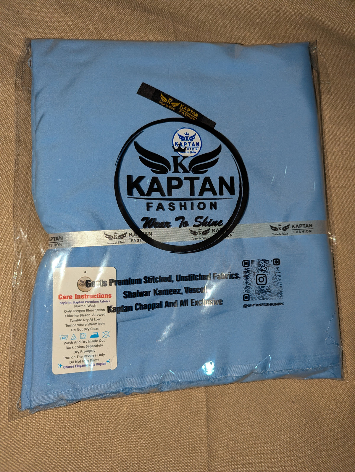 Kaptan Elegant Wash and Wear