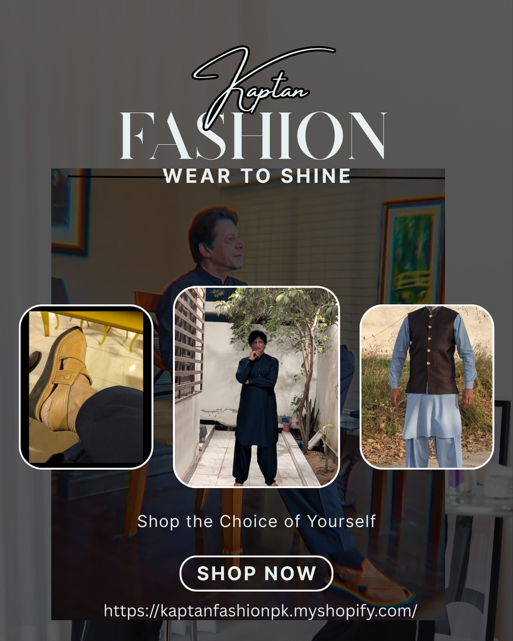 Kaptan Suit with Kaptan Chappal