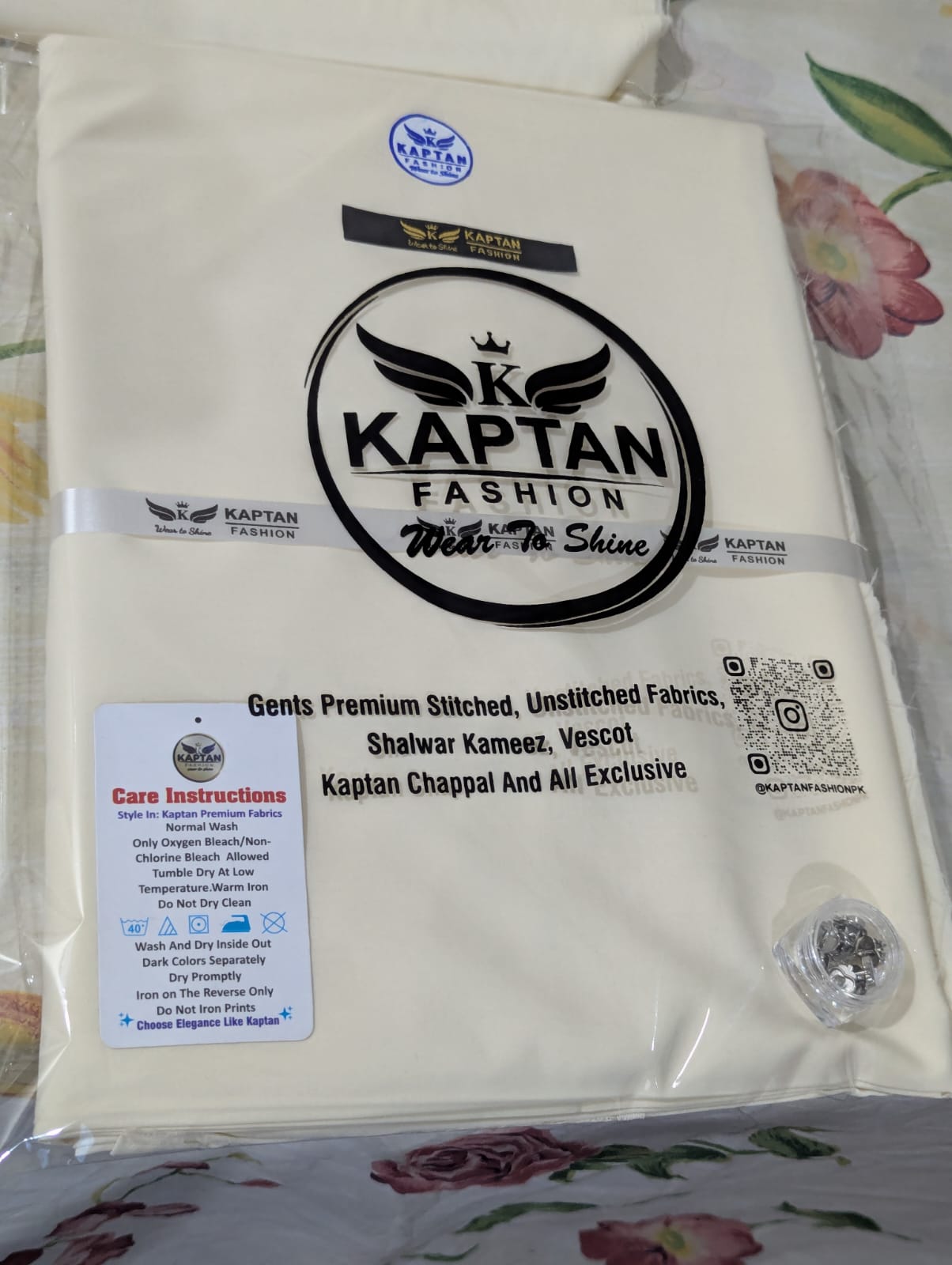 Kaptan Elegant Wash and Wear
